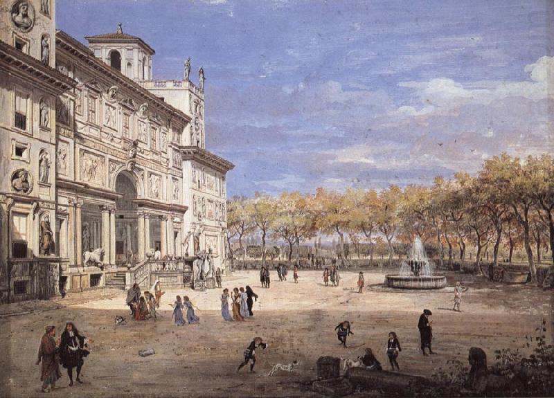 Gaspar Van Wittel The Villa Medici in Rome china oil painting image